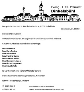 gewählte Kirchenvorstände